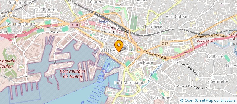 localisation de l'entreprise SATINA SECU  TOULON