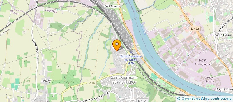 localisation de l'entreprise SATINE  SAINT-GERMAIN-AU-MONT-D'OR