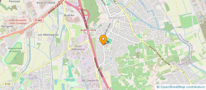 localisation de l'entreprise SATINE  VEDENE