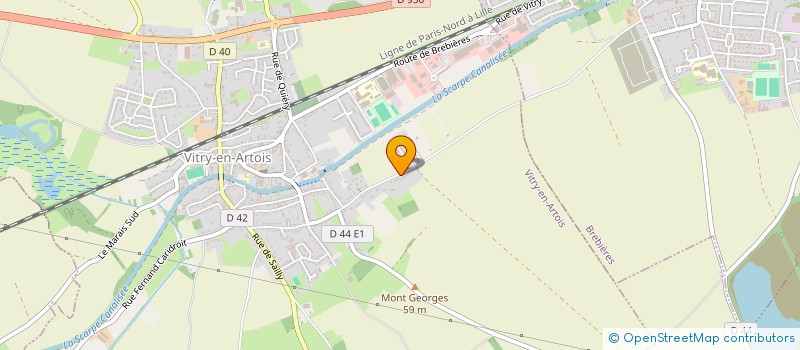 localisation de l'entreprise SATINE  VITRY-EN-ARTOIS