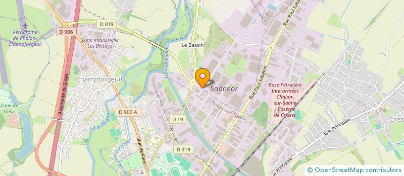 localisation de l'entreprise SATINFO à FRAGNES-LA LOYERE