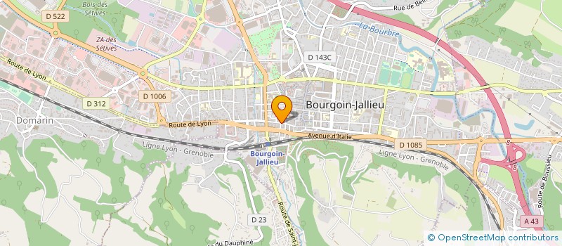 localisation de l'entreprise SATIONEM  BOURGOIN-JALLIEU