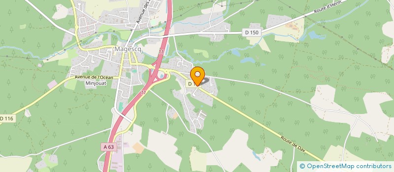 localisation de l'entreprise SATIRAILLEURS  MAGESCQ