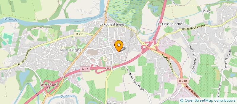 localisation de l'entreprise SATIS  MURS-ERIGNE