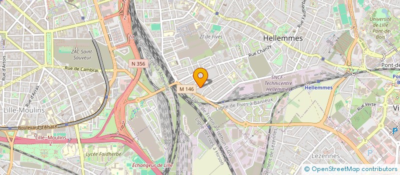 localisation de l'entreprise SATIS  LILLE