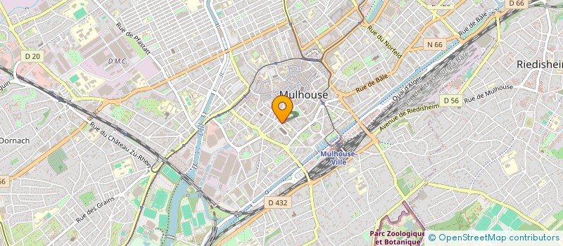 localisation de l'entreprise SATIS RH  MULHOUSE