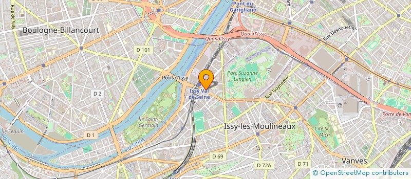 localisation de l'entreprise SATISCO FRANCE à ISSY-LES-MOULINEAUX