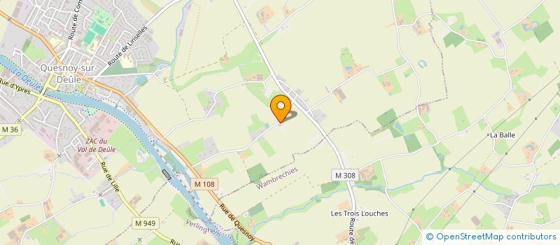 localisation de l'entreprise SATISFACTO  QUESNOY-SUR-DEULE