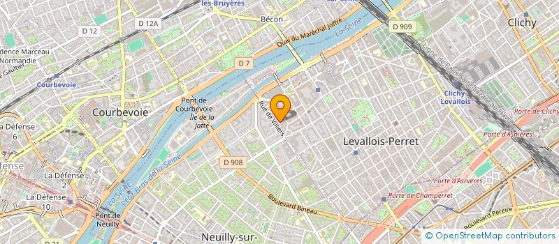 localisation de l'entreprise SATISFACTORY à LEVALLOIS-PERRET