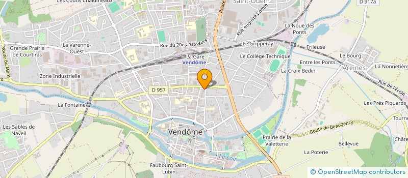 localisation de l'entreprise SATIVA PAYSAGE à VENDOME