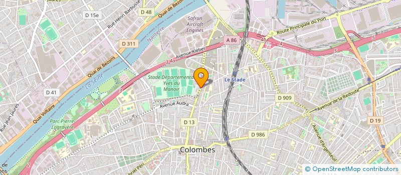 localisation de l'entreprise SATIVIA à COLOMBES