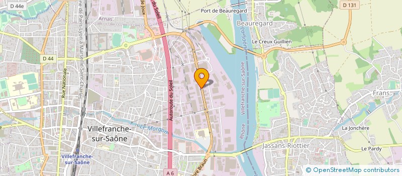 localisation de l'entreprise SATKA CUISINES à VILLEFRANCHE-SUR-SAONE