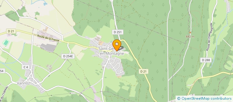 localisation de l'entreprise SATL  SAINT-GERMAIN-EN-MONTAGNE