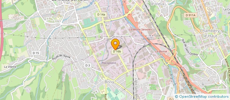 localisation de l'entreprise SATM à CHAMBERY
