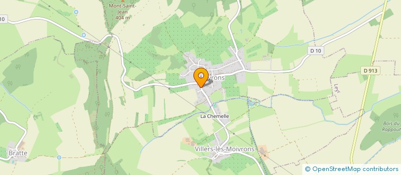 localisation de l'entreprise SATM  MOIVRONS