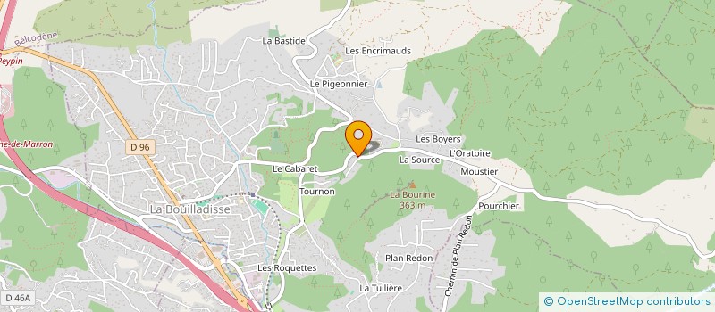 localisation de l'entreprise SATMIA  LA BOUILLADISSE