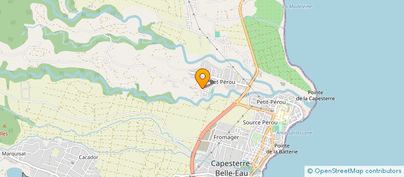localisation de l'entreprise SATNO APPLICATION TECHNIQUES à CAPESTERRE-BELLE-EAU