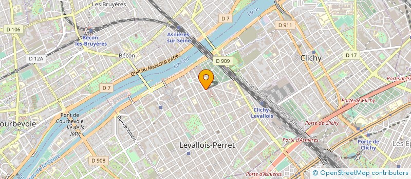 localisation de l'entreprise SATO à LEVALLOIS-PERRET