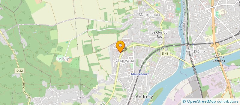 localisation de l'entreprise SATO  ANDRESY