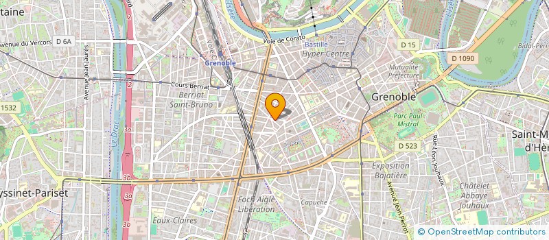 localisation de l'entreprise SATO BAR RADIO  GRENOBLE