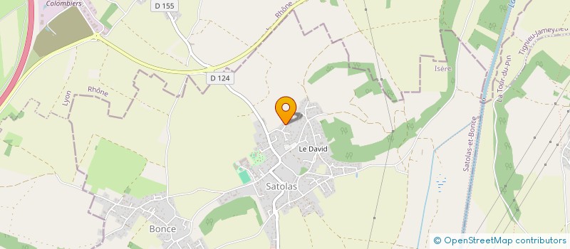 localisation de l'entreprise SATO TAXI  SATOLAS-ET-BONCE