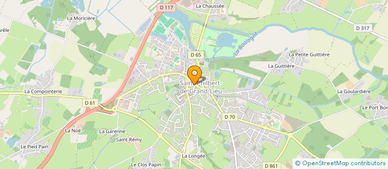 localisation de l'entreprise SATOMA  SAINT-COLOMBAN