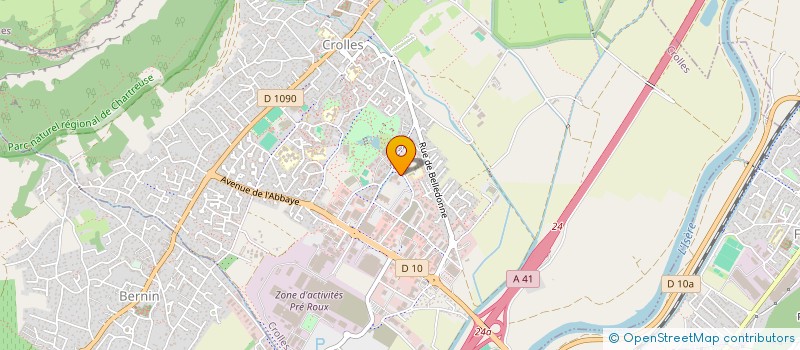 localisation de l'entreprise SATOQAP HOLDING  SAINTE-HELENE-SUR-ISERE