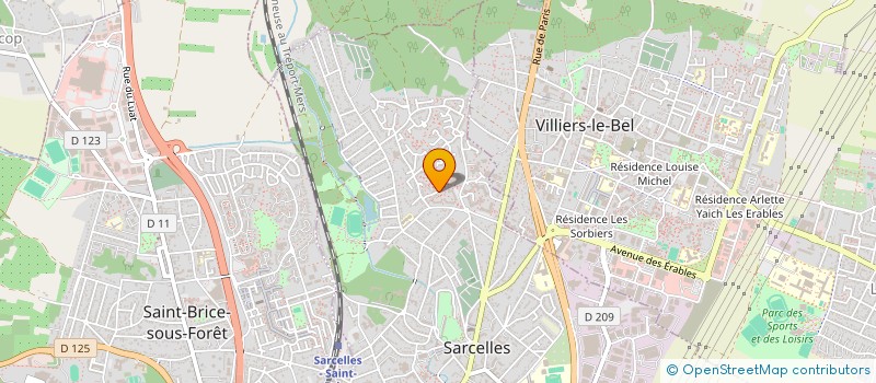 localisation de l'entreprise SATOR SARL à SARCELLES