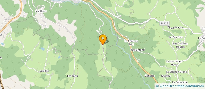 localisation de l'entreprise SATORI JUDO LAGUENNE  LAGUENNE-SUR-AVALOUZE