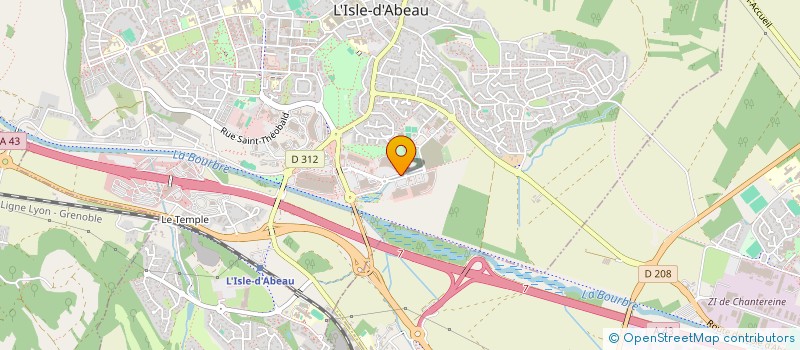 localisation de l'entreprise SATORIZ L'ISLE D'ABEAU à L'ISLE-D'ABEAU