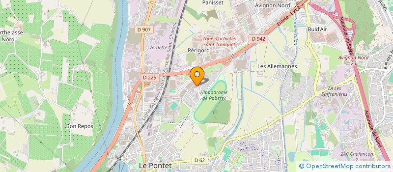 localisation de l'entreprise SATORIZ LE PONTET à LE PONTET