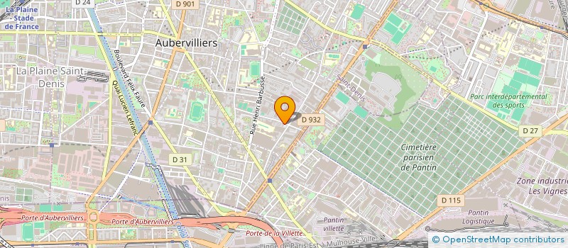 localisation de l'entreprise SATOTA  AUBERVILLIERS