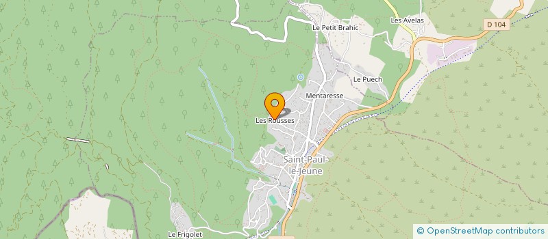 localisation de l'entreprise SATRA  SAINT-PAUL-LE-JEUNE