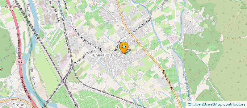 localisation de l'entreprise SATRA  CHEVAL-BLANC