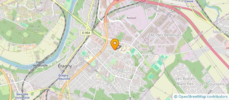 localisation de l'entreprise SATSANG  ERAGNY