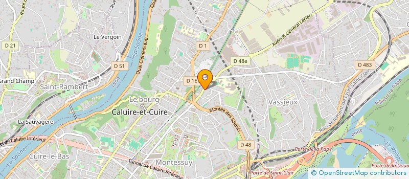 localisation de l'entreprise SATSY  CALUIRE-ET-CUIRE