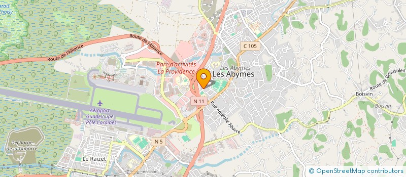 localisation de l'entreprise SATT DEUX à LES ABYMES
