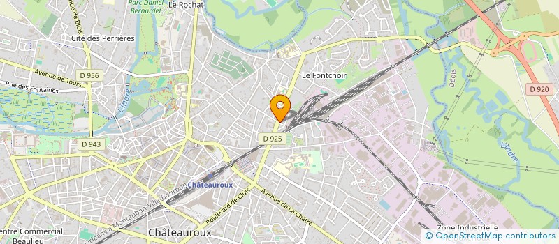 localisation de l'entreprise SATTAO à CHATEAUROUX