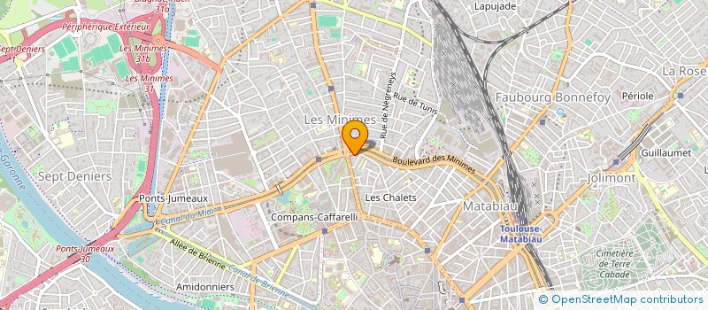 localisation de l'entreprise SATTVA YOGA &PILATES à TOULOUSE