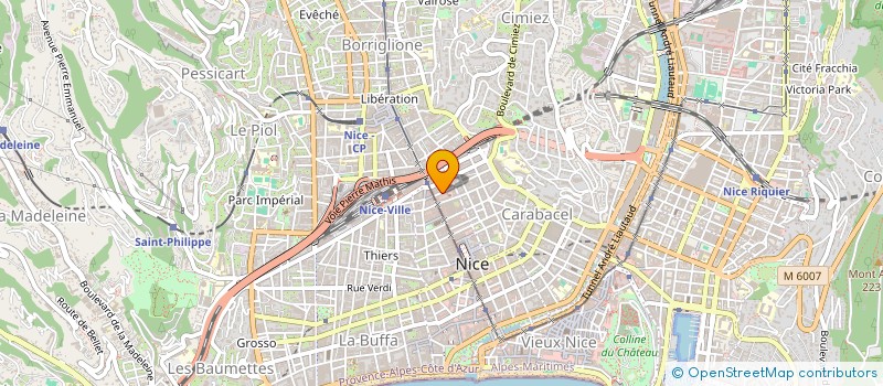 localisation de l'entreprise SATUDA à NICE