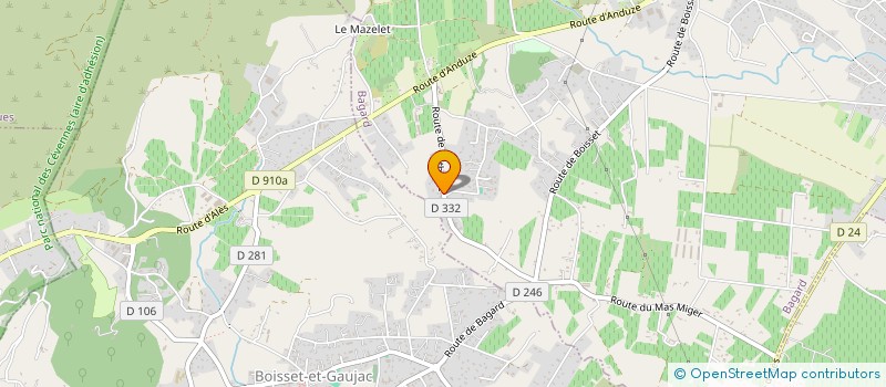 localisation de l'entreprise SATUNA  BOISSET-ET-GAUJAC