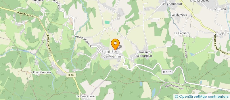 localisation de l'entreprise SATURN SCI  SAINT-SORLIN-DE-VIENNE