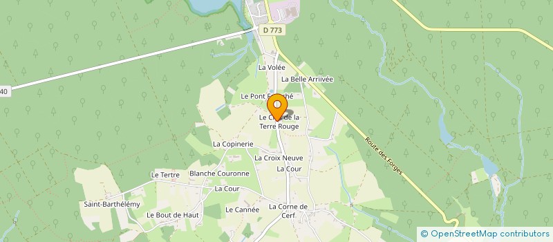 localisation de l'entreprise SATURNALIA  PAIMPONT