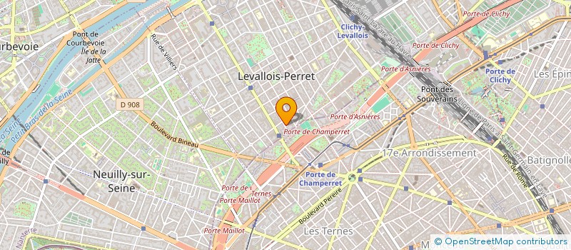 localisation de l'entreprise SATURNE à LEVALLOIS-PERRET