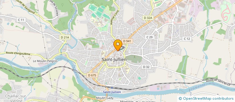localisation de l'entreprise SATURNE à SAINT-JUNIEN