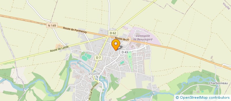 localisation de l'entreprise SATURNE à VOUILLE
