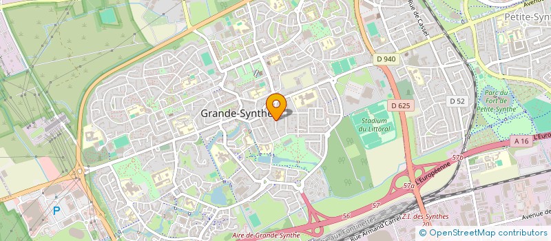 localisation de l'entreprise SATURNE  GRANDE-SYNTHE