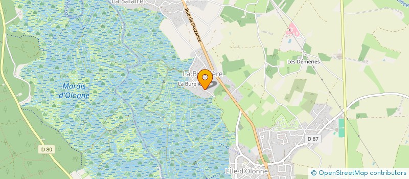 localisation de l'entreprise SATURNE  L'ILE-D'OLONNE