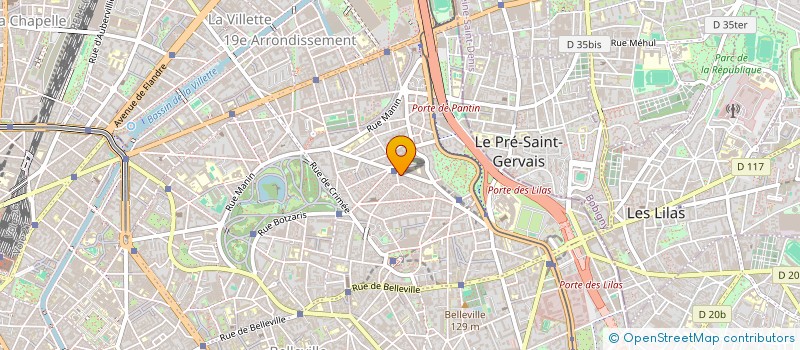 localisation de l'entreprise SATURNE DIFFUSION à PARIS