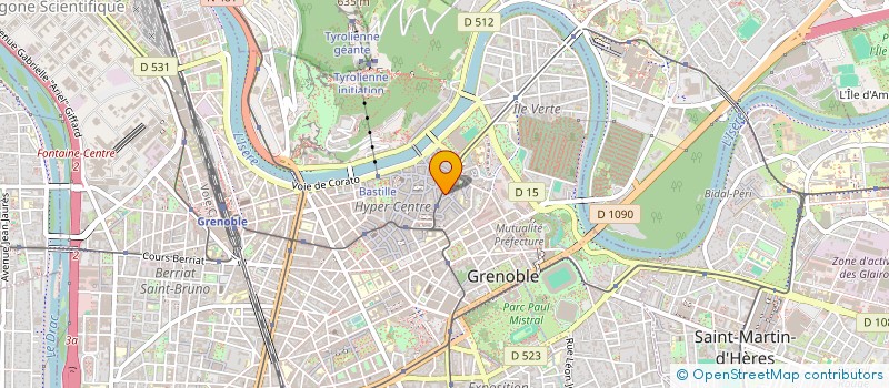 localisation de l'entreprise SATURNE ET COMPAGNIE à GRENOBLE